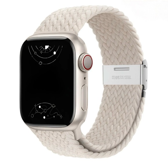 New Set Of 2 Apple Watch Woven Loop Bands & Tool - Picture 2 of 3